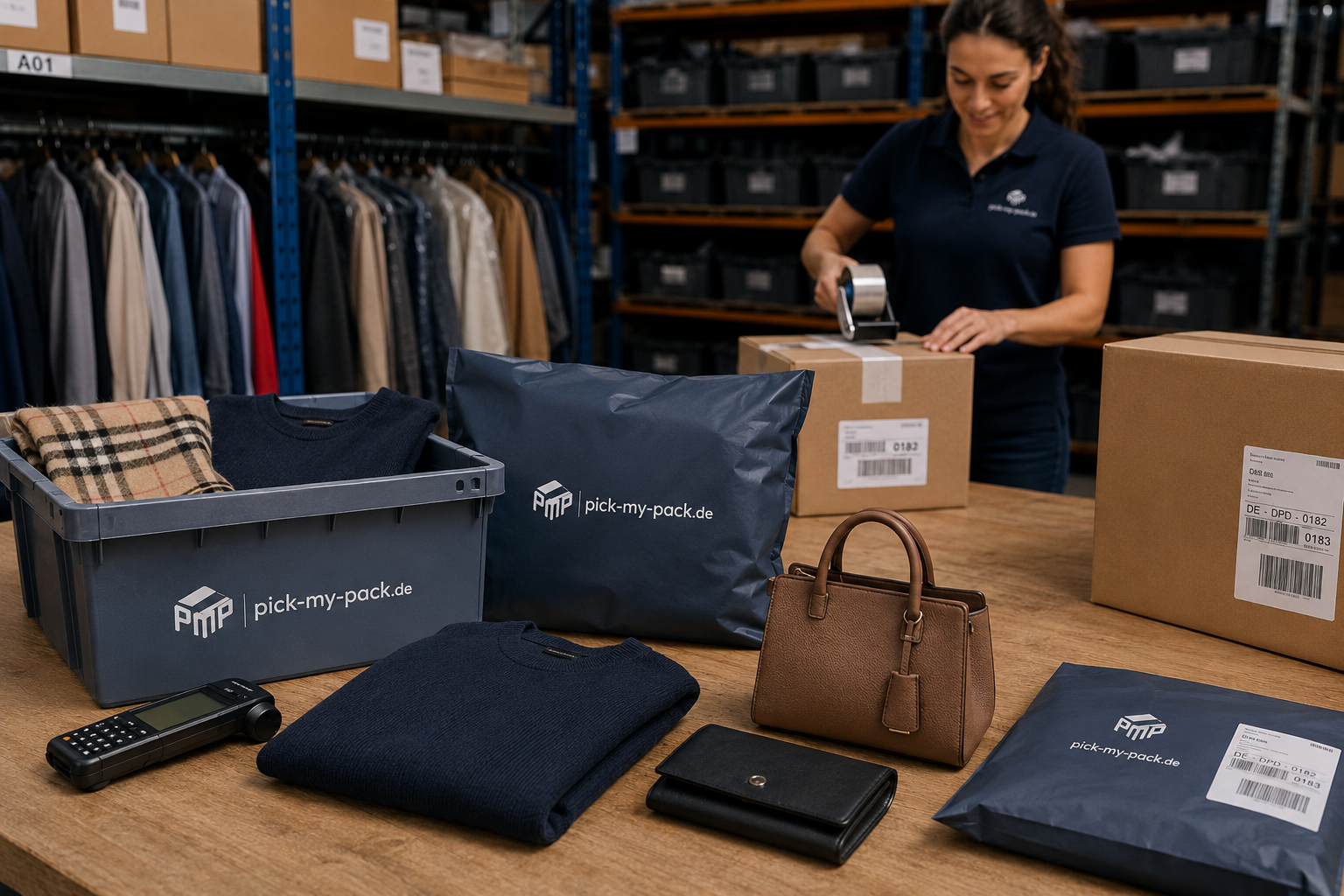 Taschen und Accessoires als Beispiele für Fashion-Fulfillment