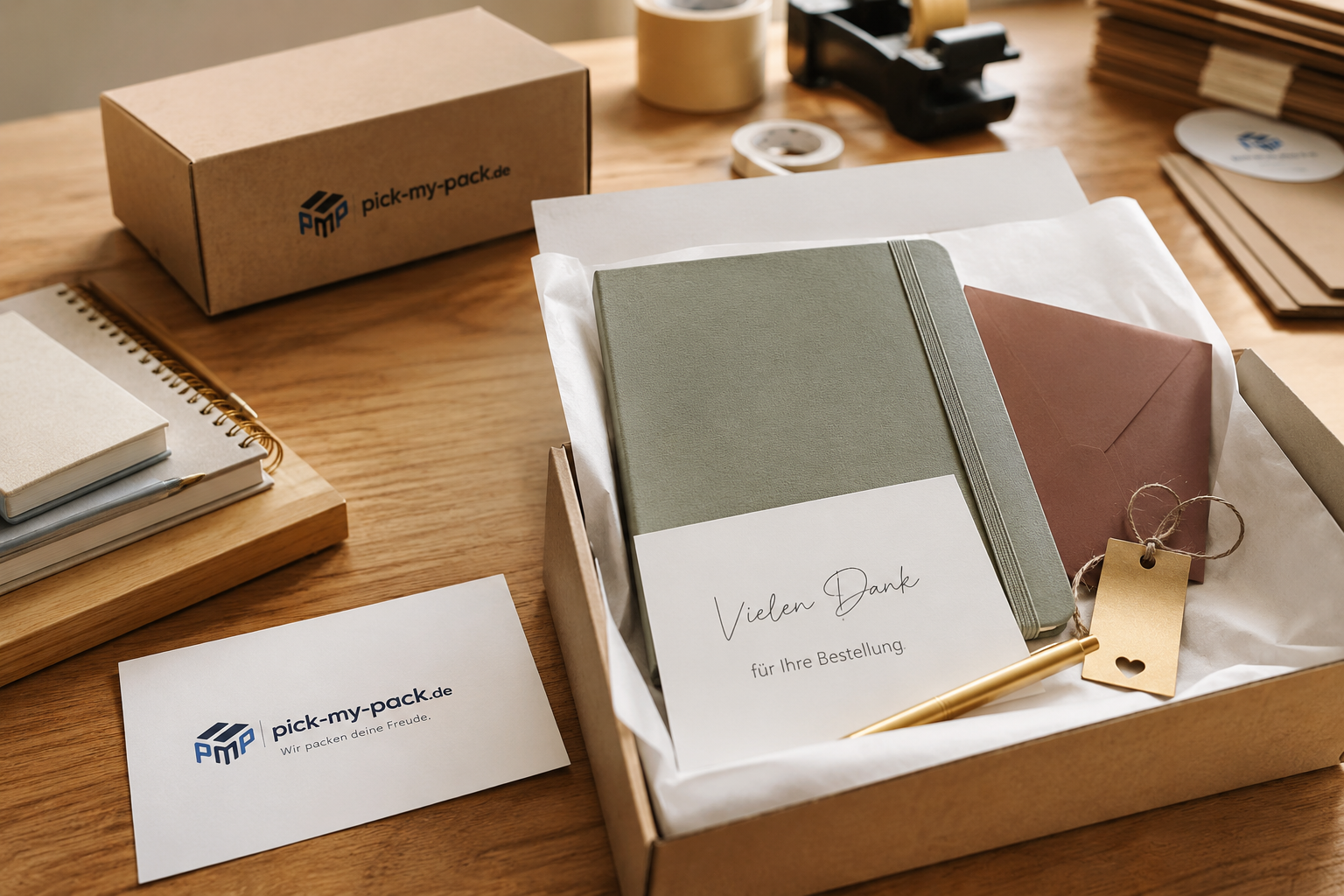 Personalisierte Geschenk- und Papeterieartikel in einem klar definierten Fulfillment-Prozess