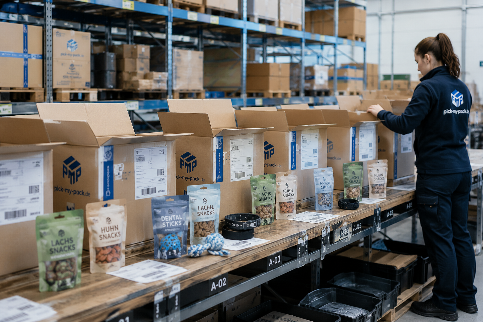 Heimtierprodukte als Beispiele für abgestimmtes Fulfillment