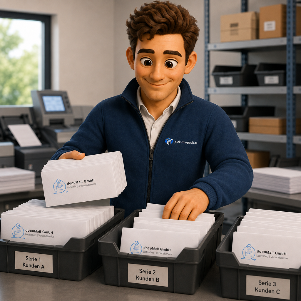 pick-my-pack Pimpi kontrolliert einen gleichbleibenden Serienprozess