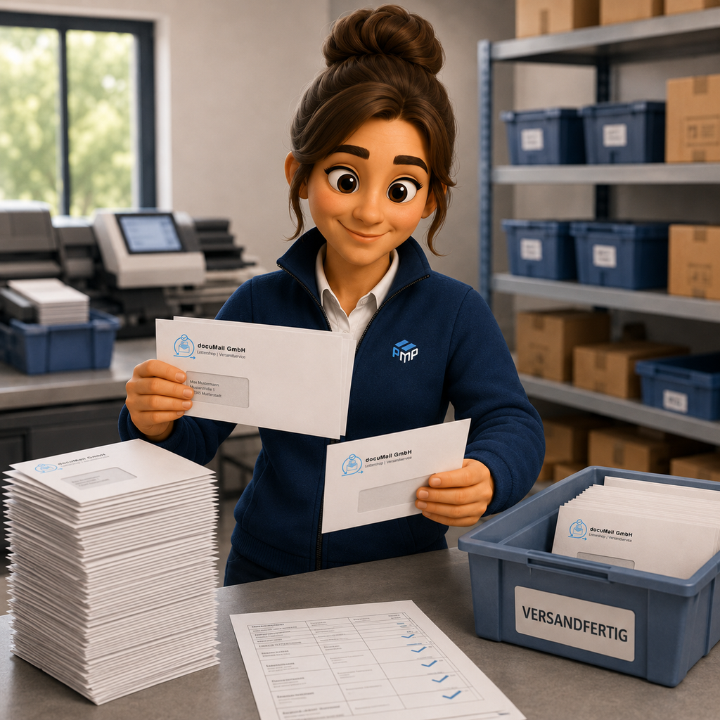 pick-my-pack Pimpi sortiert adressierte Aussendungen für den Versand