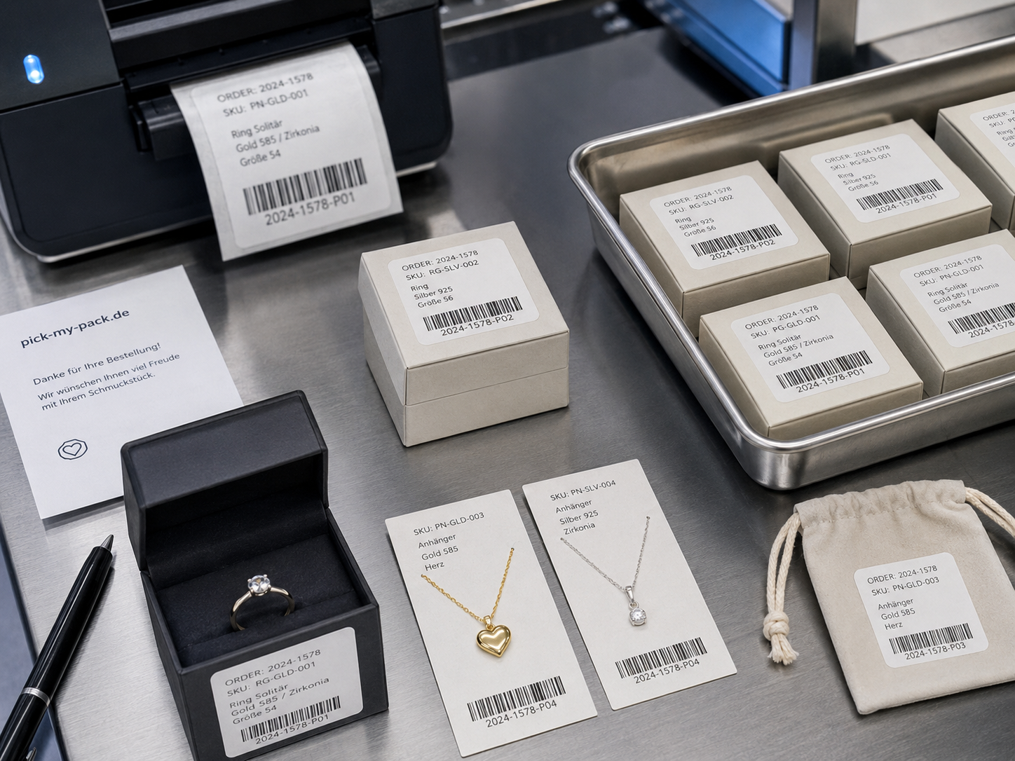 Individuelle Produktbearbeitung mit Personalisierung und Gravur bei pick-my-pack